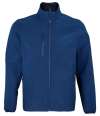 03827 Falcon Recycled Soft Shell Jacket Abyss Blue colour image